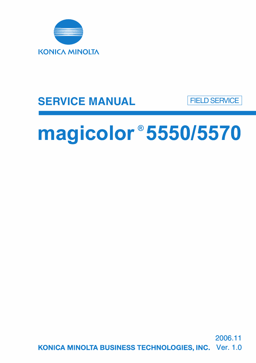 Konica-Minolta magicolor 5550 5570 FIELD-SERVICE Service Manual-1